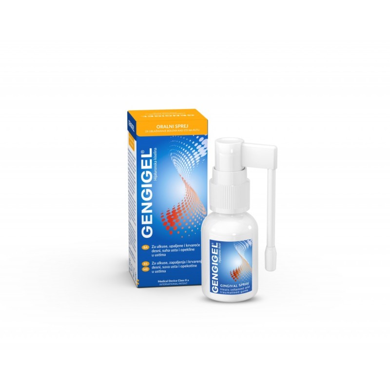 Gengigel® sprej za desni za teže pristupačna mjesta usne šupljine Gengigel® sprej za desni za teže pristupačna mjesta usne šupljine