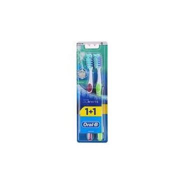 OralB četkice za zube 3D White 35 med 1+1