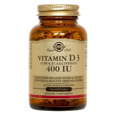 Vitamin D3 400 IU (10 µg) kapsule Solgar