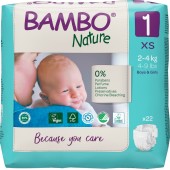 Bambo nature pelene 1 XS 2-4 kg a 22