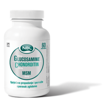 NBL Glucosamine Chondrointin MSM, 60 film tableta