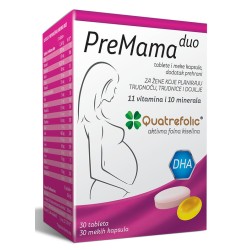 PreMama duo 30 tableta + 30 kapsula