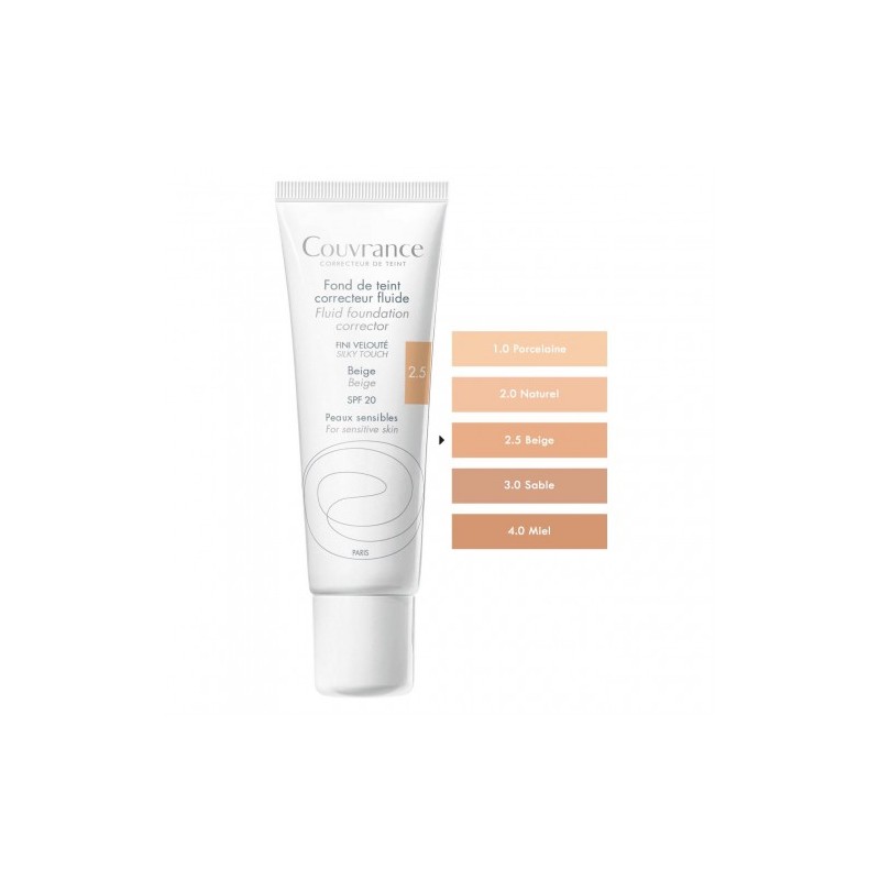 Avene puder tečni 02 naturel